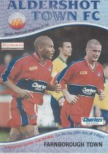 Aldershot Town v Farnborough  04-Dec-2001