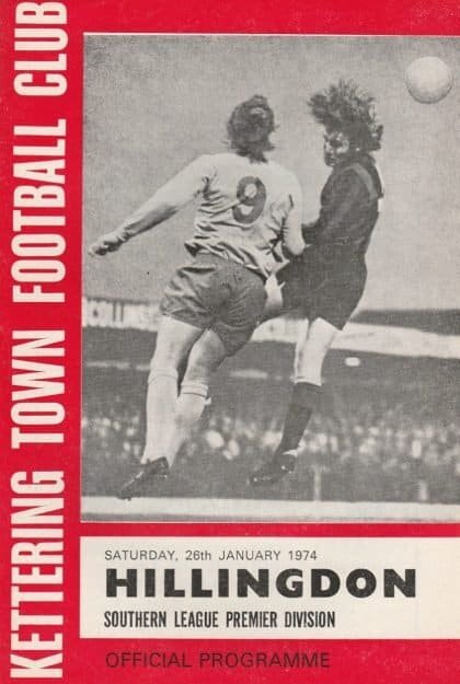 Kettering Town v Hillingdon Borough  26-Jan-1974