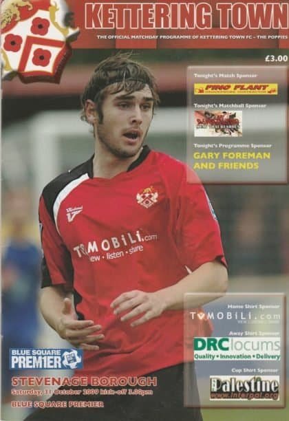 Kettering Town v Stevenage Borough  31-Oct-2009