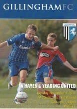Gillingham v Hayes & Yeading United 01-Nov-2011