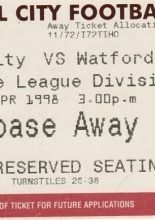 Bristol City v Watford 13-Apr-1998