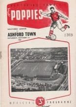 Kettering Town v Ashford Town 01-Oct-1960