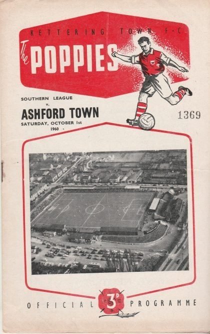 Kettering Town v Ashford Town 01-Oct-1960