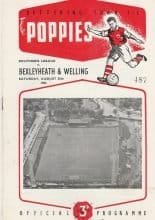 Kettering Town v Bexleyheath & Welling  25-Aug-1962
