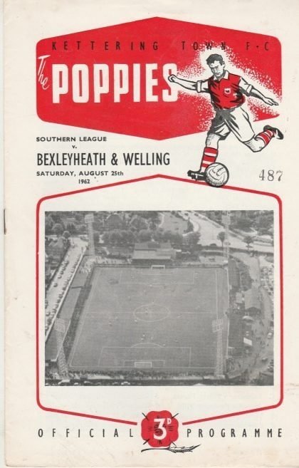 Kettering Town v Bexleyheath & Welling  25-Aug-1962