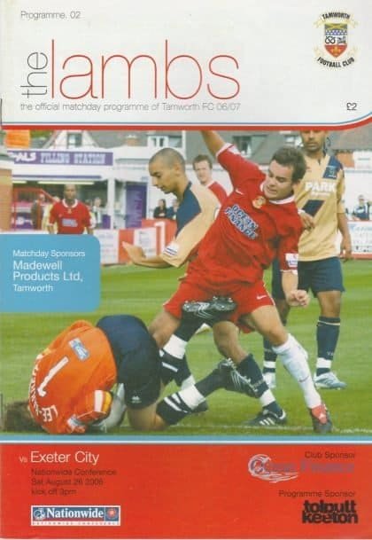Tamworth v Exeter City 26-Aug-2006