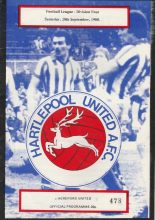 Hartlepool United v Hereford United 20-Sep-1980