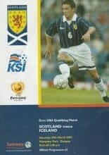 Scotland v Iceland  29-Mar-2003