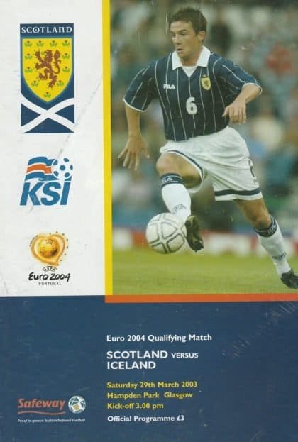 Scotland v Iceland  29-Mar-2003