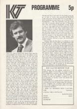 Kettering Town v Kings Lynn 1976-77