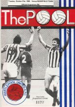 Hartlepool United v Mansfield Town   21-Oct-1980