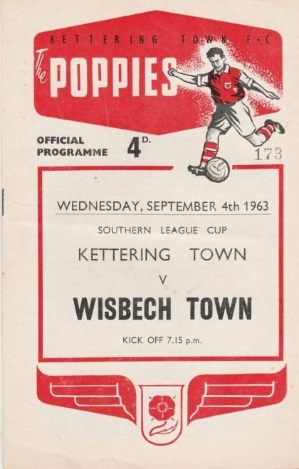 Kettering Town v Wisbech Town  04-Sep-1963