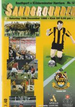 Southport v Kidderminster Harriers   19-Dec-1998