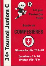 34e Tournoi Juniors C   7/8/-Jun-1992