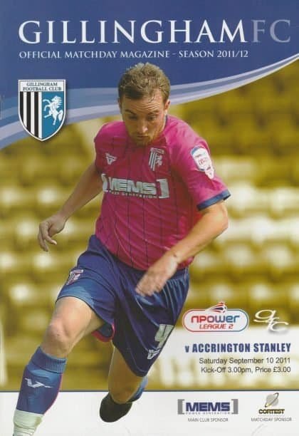 Gillingham v Accrington Stanley   10-Sep-2011