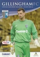 Gillingham v Aldershot Town  02-Jan-2012