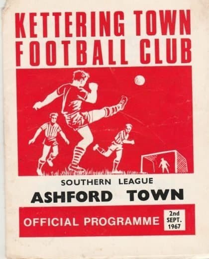 Kettering Town v Ashford Town  02-Sep-1967