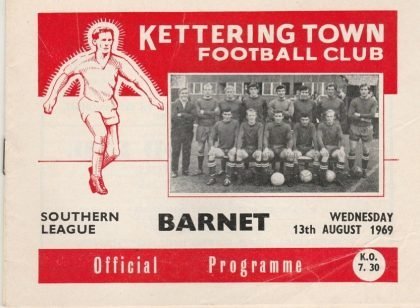 Kettering Town v Barnet  13-Aug-1969