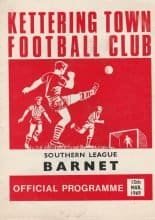 Kettering Town v Barnet 15-Mar-1969