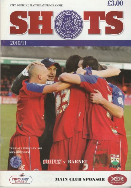 Aldershot Town v Barnet 01-Feb-2011