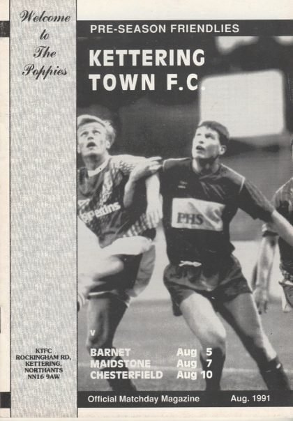 Kettering Town v Chesterfield 10-Aug-1991