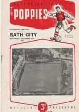 Kettering Town v Bath City   13-Oct-1962
