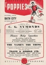 Kettering Town v Bath City  07-Mar-1959