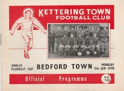 Kettering Town v Bedford Town  05-Jan-1970