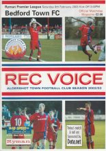 Aldershot Town v Bedford Town 08-Feb-2003