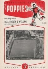 Kettering Town v Bexleyheath & Welling 13-Jan-1962