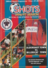 Aldershot Town v Billericay Town   08-Feb-1997