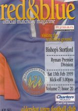 Aldershot Town v Bishop's Stortford  13-Feb-1999