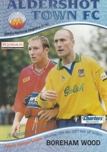 Aldershot Town v Boreham Wood  10-Nov-2001