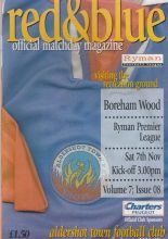 Aldershot Town v Boreham Wood  07-Nov-1998