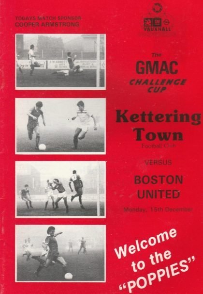 Kettering Town v Boston United 15-Dec-1986