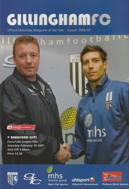 Gillingham v Bradford City 10-Feb-2007