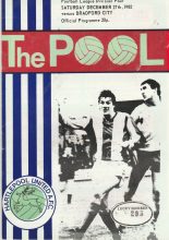 Hartlepool United v Bradford City 27-Dec-1980