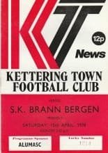 Kettering Town v SK Brann Bergen  15-Apr-1978