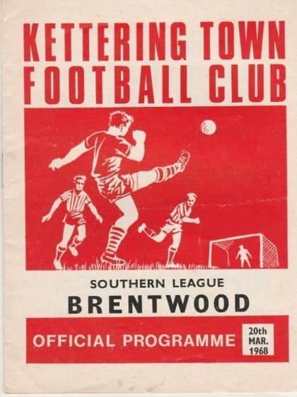 Kettering Town v Brentwood Town  20-Mar-1968
