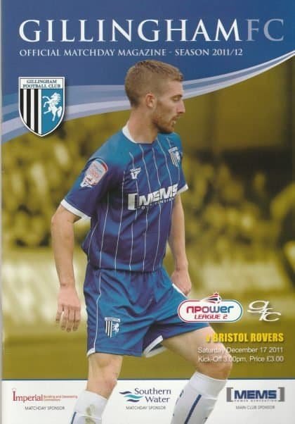 Gillingham v Bristol Rovers  17-Dec-2011