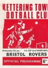 Kettering Town v Bristol Rovers  08-Jan-1969