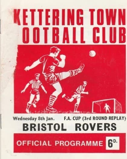 Kettering Town v Bristol Rovers  08-Jan-1969