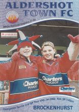 Aldershot Town v Brockenhurst  10-Jan-2002
