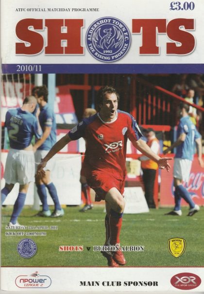 Aldershot Town v Burton Albion 23-Apr-2011
