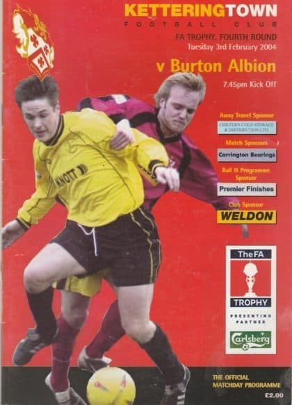 Kettering Town v Burton Albion  03-Feb-2004