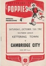 Kettering Town v Cambridge City 12-Oct-1963