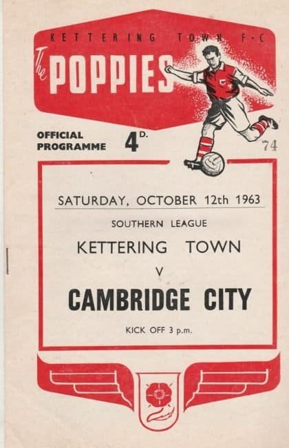 Kettering Town v Cambridge City  12-Oct-1963