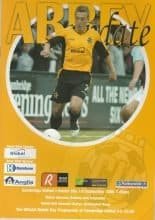 Cambridge United v Exeter City 01-Sep-2006