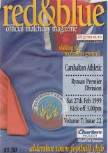 Aldershot Town v Carshalton Athletic   27-Feb-1999