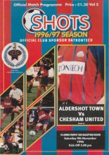 Aldershot Town v Chesham United   09-Nov-1996